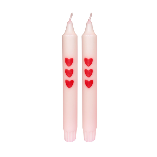 Triple Hearts Candle Dinner - 1 piece