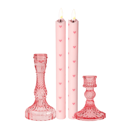 LED Kaarsenset – Happy Spring Pink RC