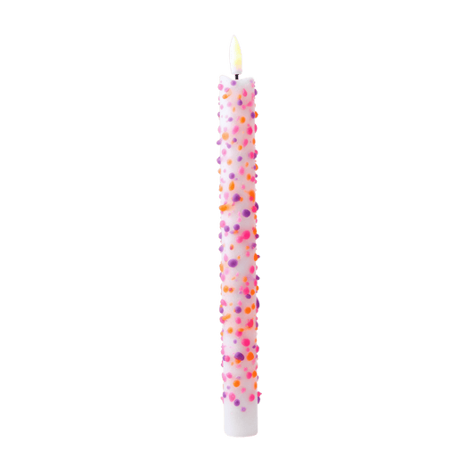 LED Pillar Candle Vivid Sparks - 1 piece