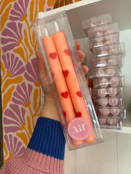 LED Pillar Kaars Orange Crush - 1 stuks