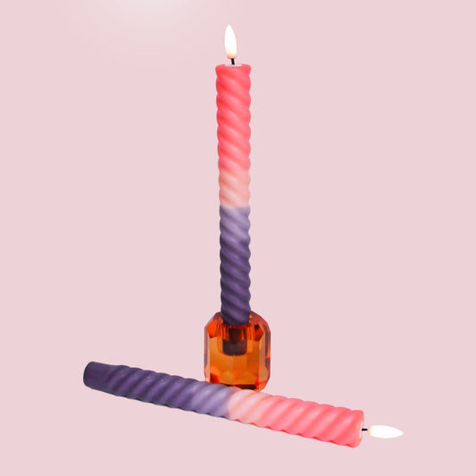 LED Swirl Kaars Mystic - 1 stuks