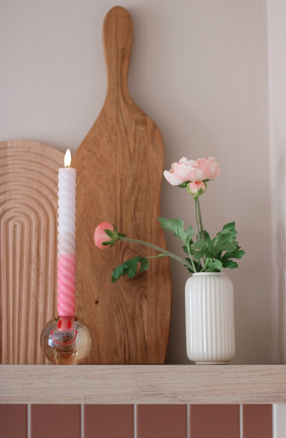 LED Swirl Candle Amour Toujours - 1 piece