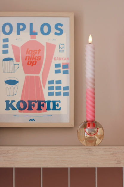 LED Swirl Candle Amour Toujours - 1 piece