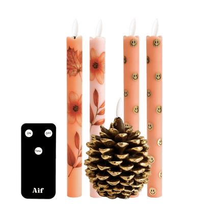 LED Candle Set RC – Happy Autumn Mix
