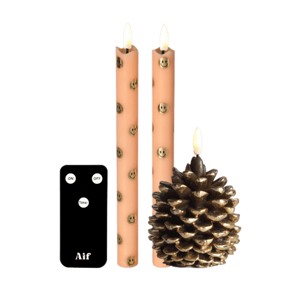 LED Candle Set – Happy Orange RC