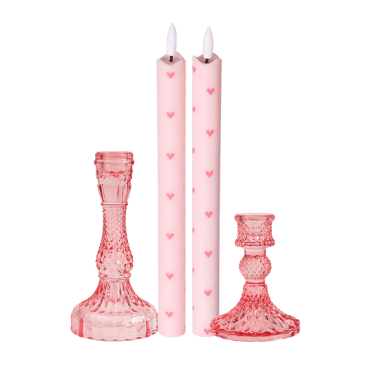 LED Kaarsenset – Happy Spring Pink RC