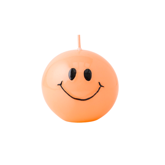 Smiley Candle Hot Orange