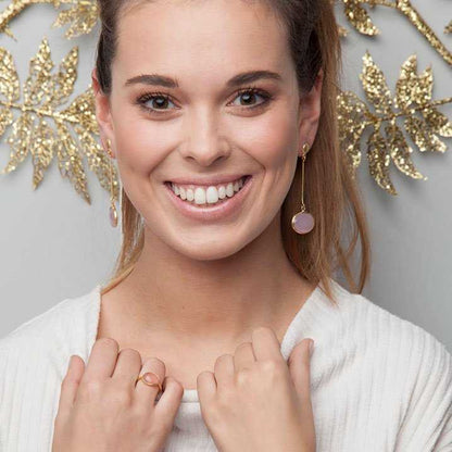 Newton Red Earrings