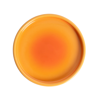 Ombre Candle Plate Orange
