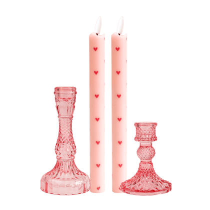 LED Candle Set RC – Happy Spring Pink