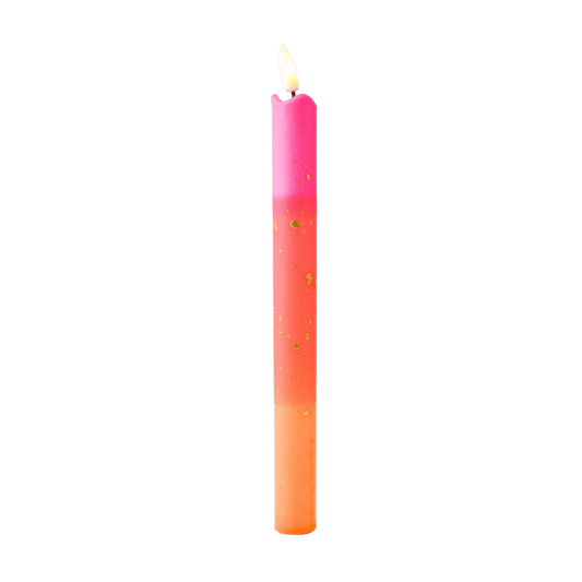 LED Pillar Kaars Gold Orange - 1 stuk