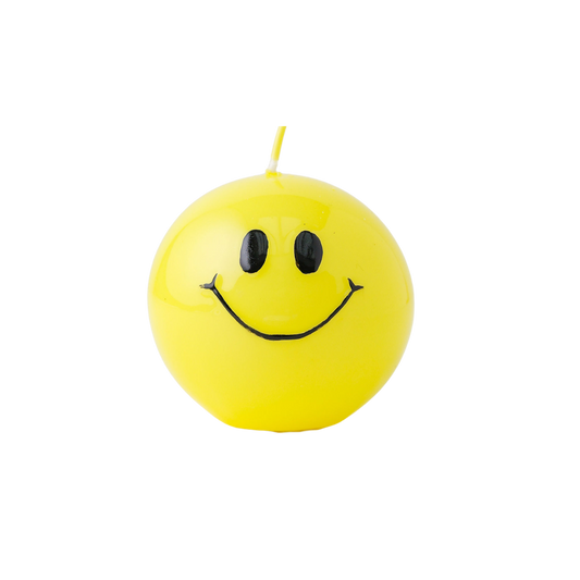 Smiley Candle Yellow