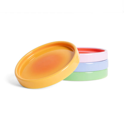 Ombre Candle Plate Orange