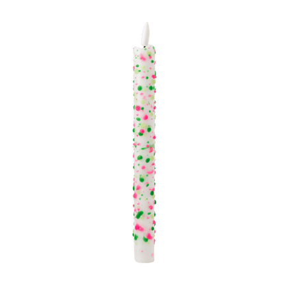 LED Pillar Candle Floral Sparks - 1 piece