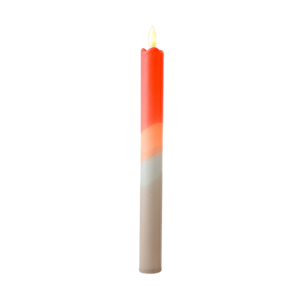 LED Pillar Candle Rustic - 1 piece