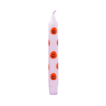 Candle Dinner Smiley Orange - 1 piece