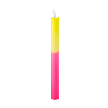 LED Pillar Candle Neon Bloom - 1 piece