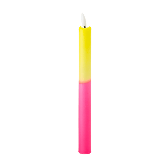 LED Pillar Candle Neon Bloom - 1 piece