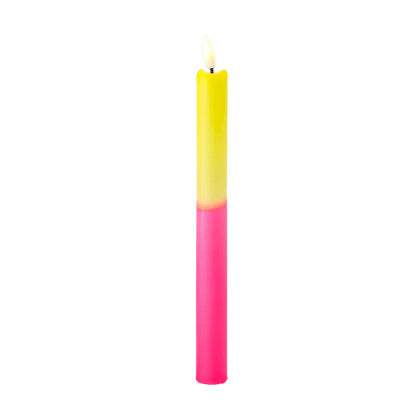 LED Pillar Candle Neon Bloom - 1 piece