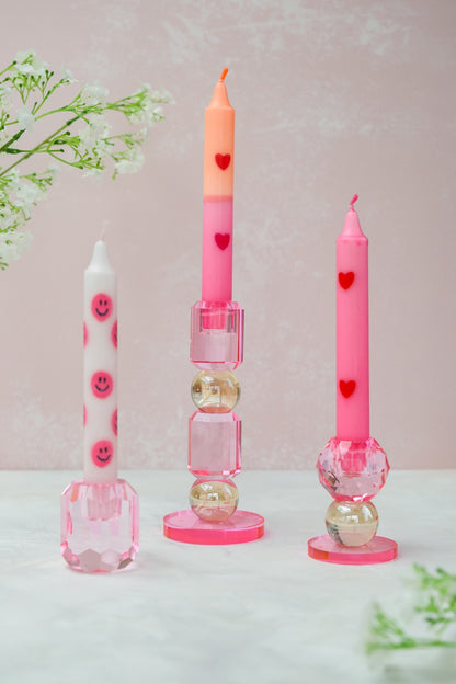 Candlestick Radiant Rose