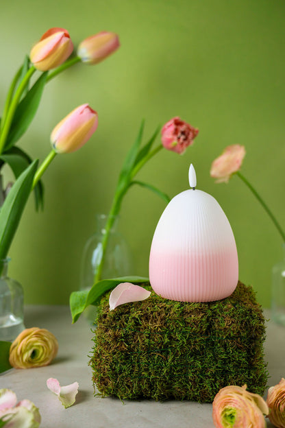 LED Candle Set Eggy - Set of 3