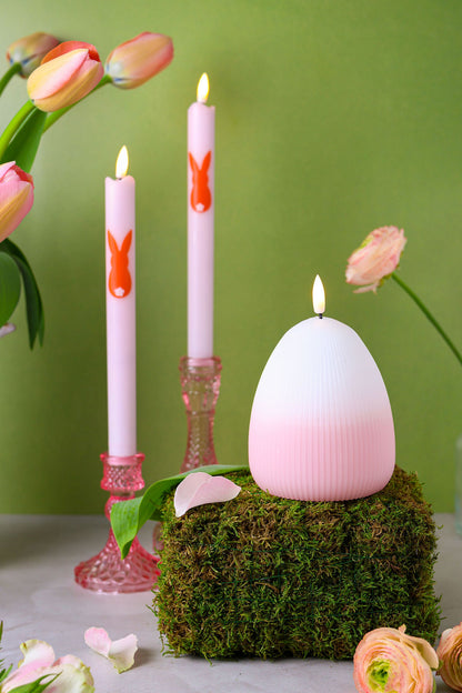 LED Candle Set Eggy - Set of 3
