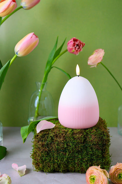 LED Candle Set - Spring Green
