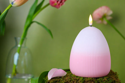 LED Candle Set Eggy - Set of 3