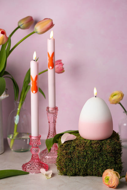 LED Candle Set – Spring Pink