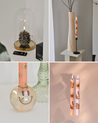 LED Candle Set – Happy Orange RC