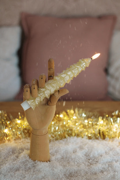 LED X-Mas Tree Candle Gold RC - 2er Set (Edition 2025)