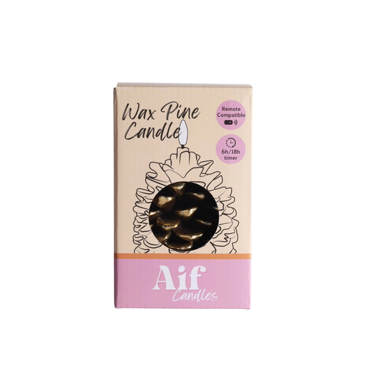 LED Wax Kaars Dennenappel RC