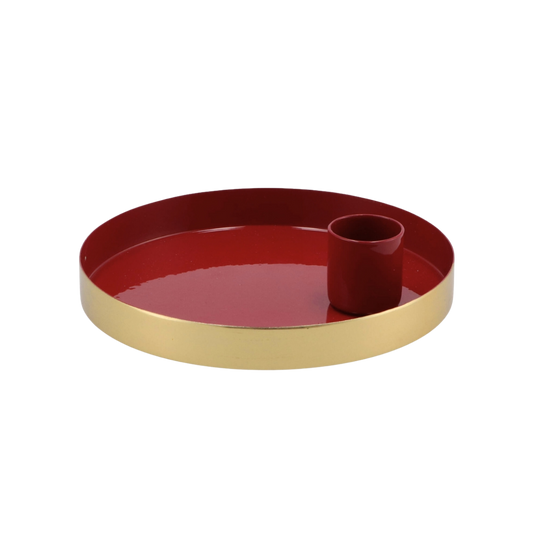 Candlestick Golden Circle - Red