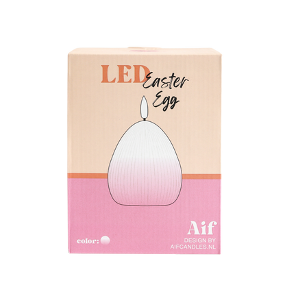 LED Candle Set Eggy - Set of 3