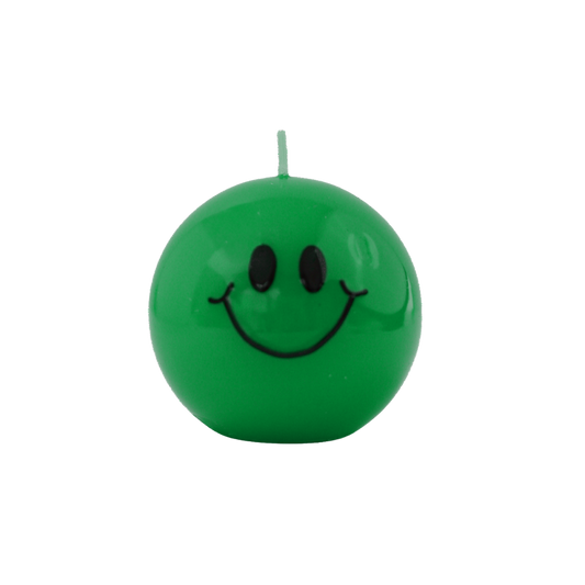Smiley Candle – 7.5 cm - Green