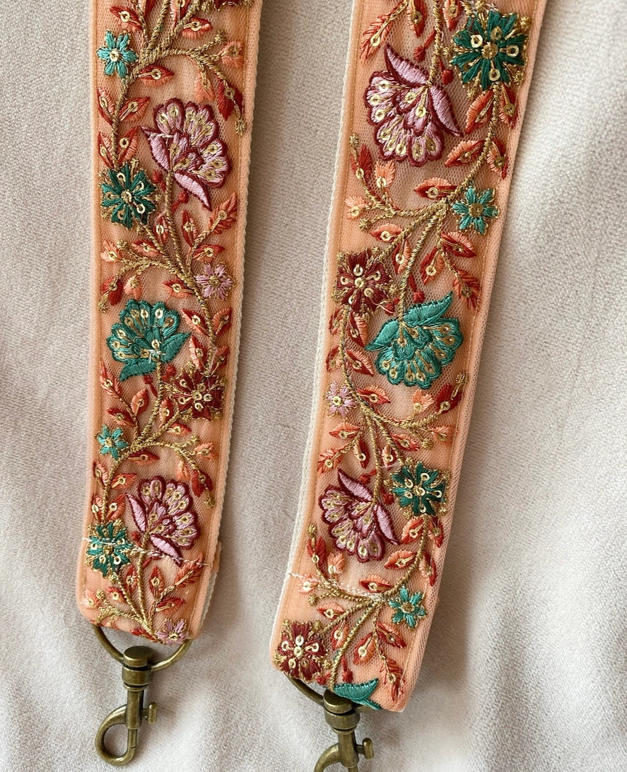 Temple of Treasure Bagstrap - Aurora in Orange